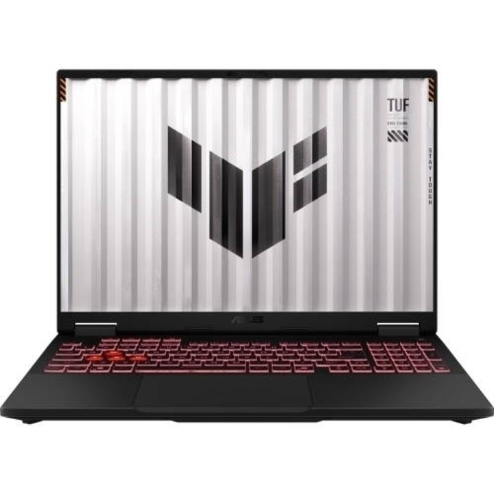 Laptop ASUS TUF A16 WUXGA 16 inch AMD Ryzen 7 260 16GB 512GB SSD RTX 5050 Free Dos Jaeger Gray