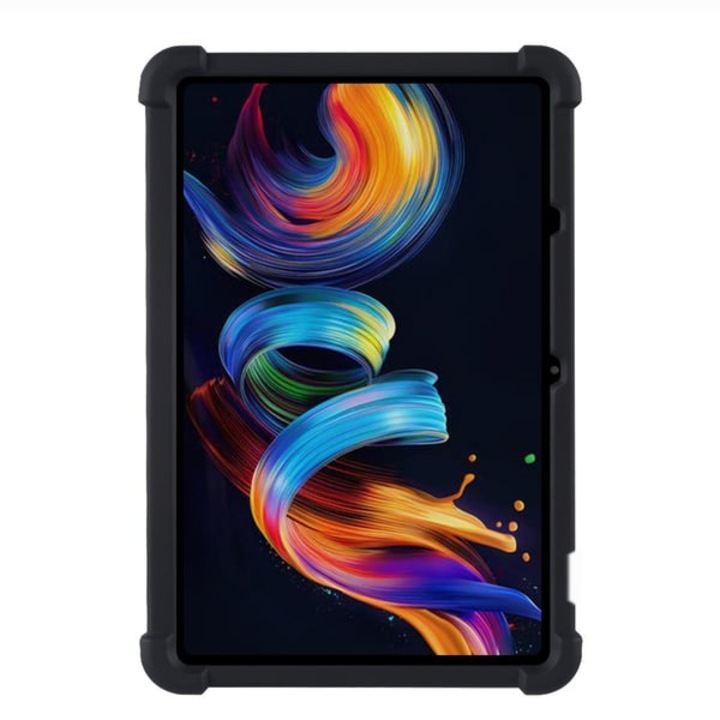 Husa pentru tableta TCL NxtPaper 11 Plus, din silicon moale cu suport pliabil, colturi intarite si ventilatie interna, negru, CN-k0504-260822-1405