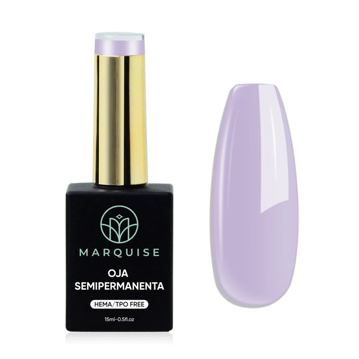 Oja semipermanenta Delis, Pure Color JY333, HEMA/TPO FREE, lila lavanda, 15 ml