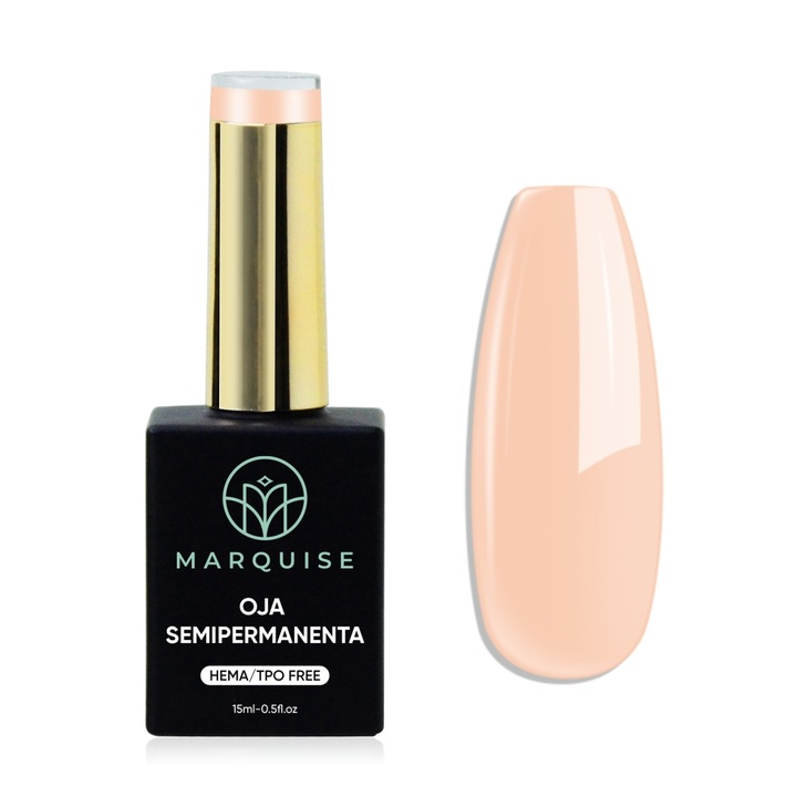 Oja semipermanenta Delis, LTS06, HEMA/TPO FREE, Nude piersica, 15 ml