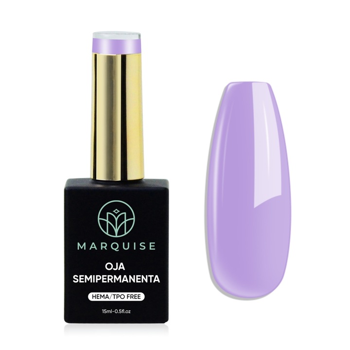 Oja semipermanenta Delis, Pure Color JY330, HEMA/TPO FREE, lila pastel, 15 ml