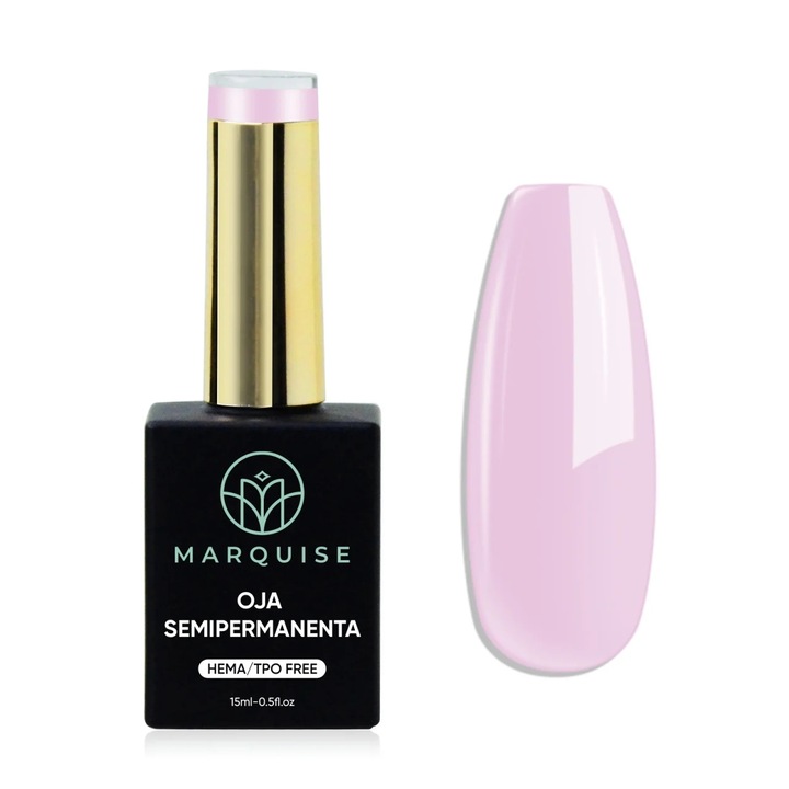 Oja semipermanenta Delis, Pure Color JY068, HEMA/TPO Free, roz lavanda, 15 ml