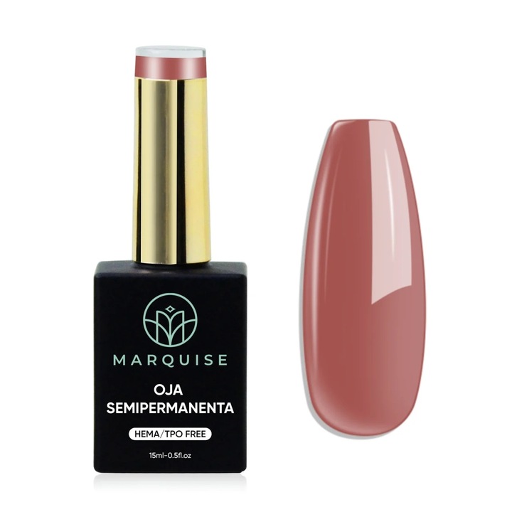 Oja semipermanenta Delis, Pure Color JY117, HEMA/TPO FREE, roz prafuit, 15 ml