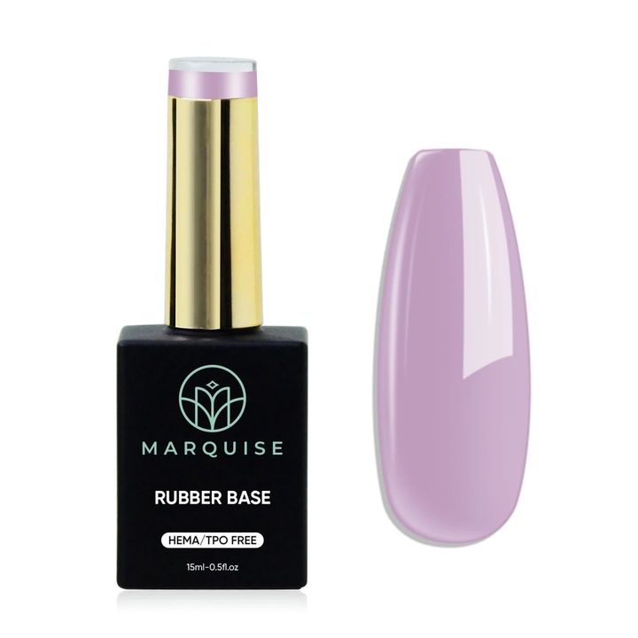 Rubber Base colorata, Delis, Cover CBB096, HEMA/TPO FREE, mov lila, 15 ml