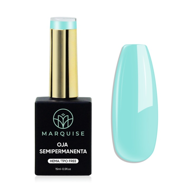 Oja semipermanenta Delis, Pure Color JY237, HEMA/TPO FREE, verde menta, 15 ml