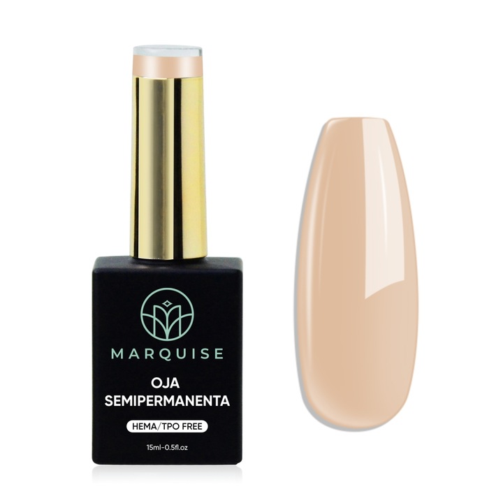 Oja semipermanenta Delis, Pure Color JY036, HEMA/TPO FREE, Bej Nude, 15 ml