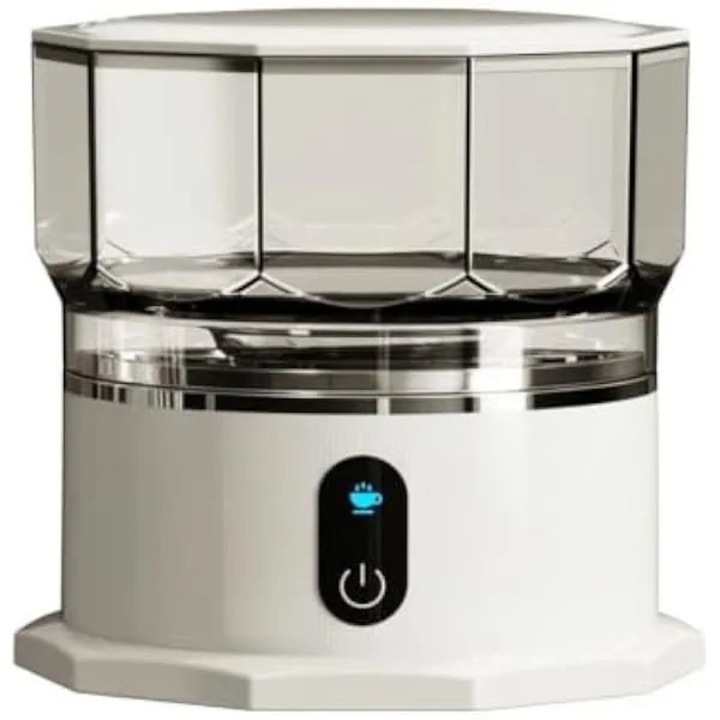 Cafetiera de filtru portabil K0569-260822-1902-AMC, pentru o portie, rezervor 160 ml, cu alimentare electrica, alb