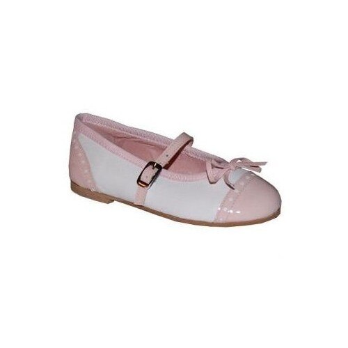 Pantofi 5087, Clarys, Alb/Roz