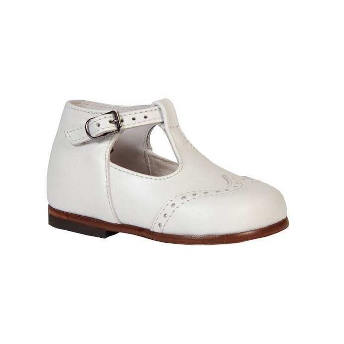 Pantofi FRANCOIS BLANCHE, Little Mary, Alb