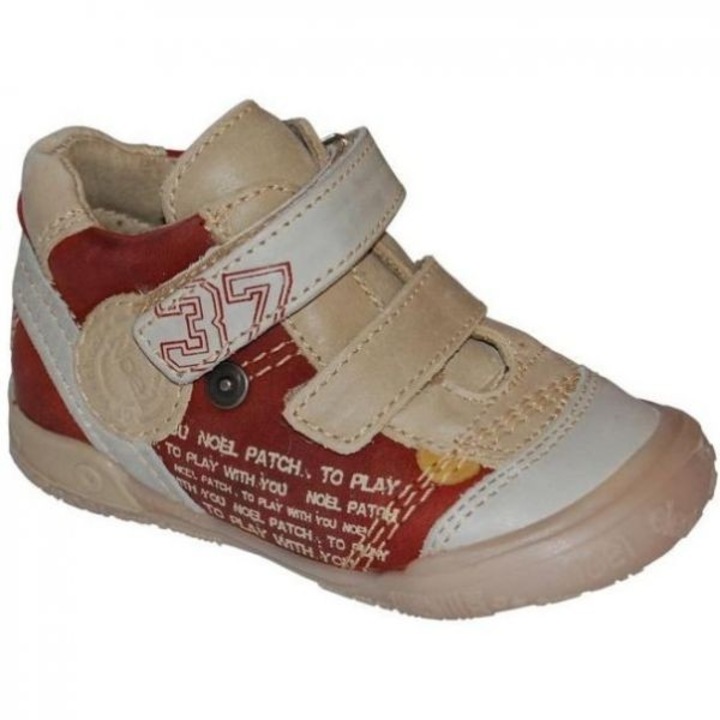 Pantofi MINI RASOR ROUGE, NOEL, Crem/Visiniu