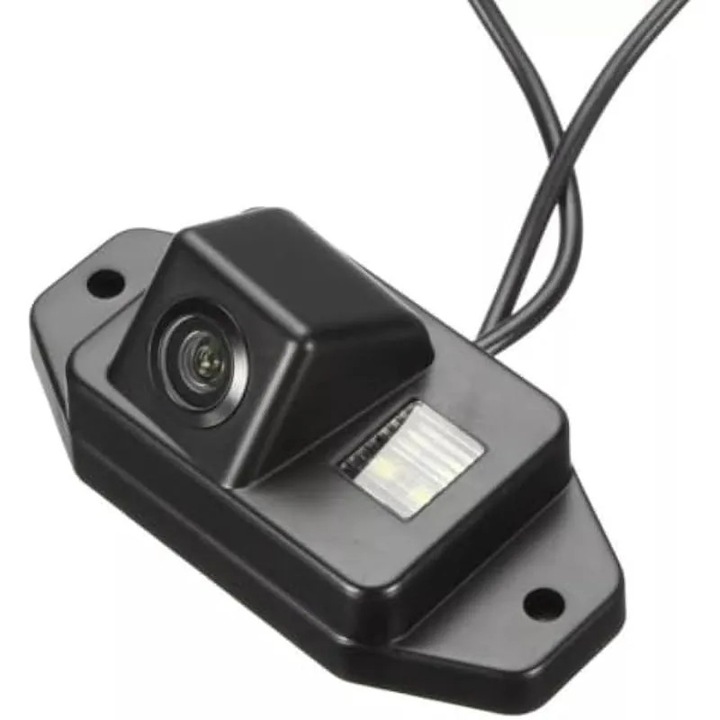 Camera video spate pentru Toyota Land Cruiser 120 2002-2009, sensibilitate la lumina slaba 0.01 Lux, 12V DC, functionare cu grad de protectie IP67