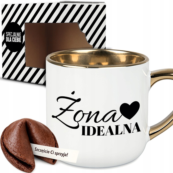Cana Eleganta Alba "Sotia Perfecta" + Prajitura cu Urari