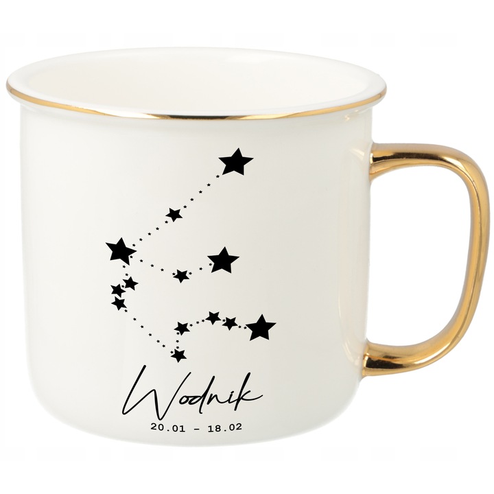 Cana Portelan Retro Aurie "Capricorn" - Cadou Zodiac