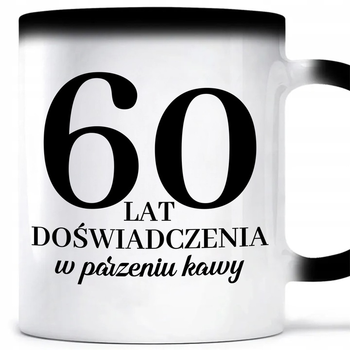 Cana magica neagra 60 de ani de experienta - cadou de zi de nastere