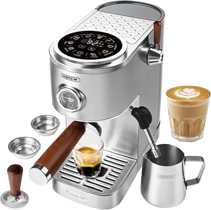 Espressor automat Gaggia Anima CMF, 1850 W, 15 bar, rasnita ceramica, optiaroma 5 trepte, 5 bauturi, Negru