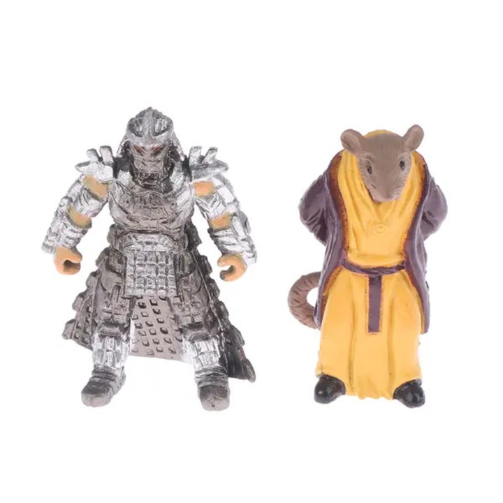 Комплект от 2 фигурки Teenage Mutant Ninja Turtles, герои Shredder и Splinter, многоцветни, модел emag-FYN-K0206-260821-1025
