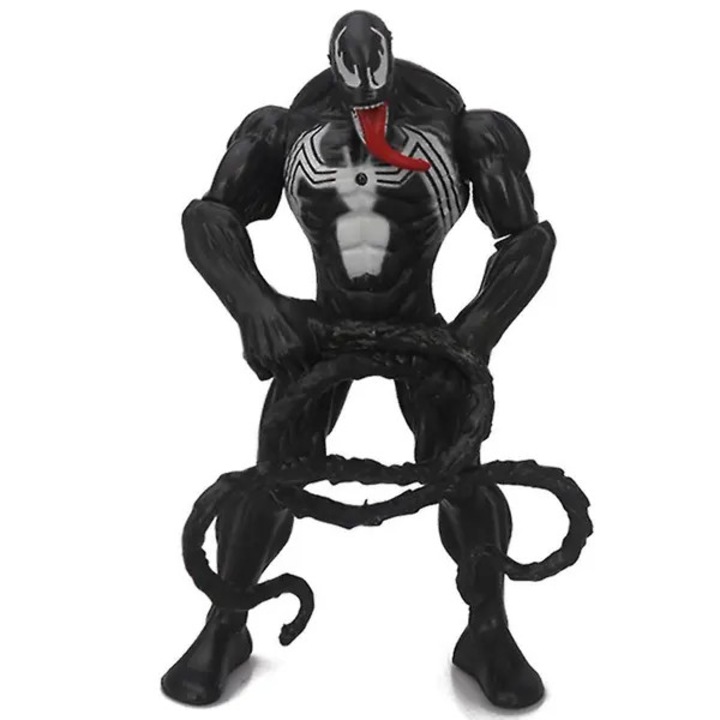 Figurina articulata tip Venom, negru, 1 buc.