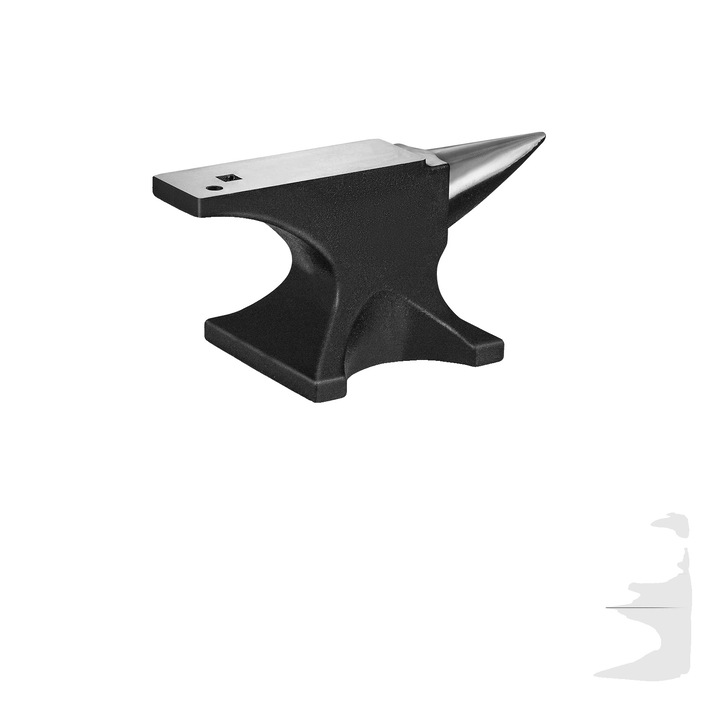 Nicovala 8785371358807 din otel turnat, 30 kg (66.14 lbs), duritate 50 HRC, randament de revenire >70%, negru