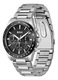Мъжки часовник Hugo Boss Strike 1514290, Сребрист / Черен