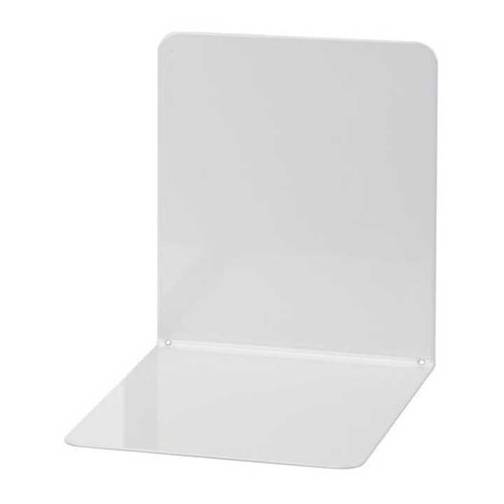 Könyvtámasz, fém, 2 db, 14x12x14 cm, WEDO, világosszürke