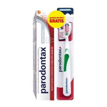 Pachet promo Parodontax: Pasta de dinti Classic, 75ml + Periuta Extra Soft Gratis Pachet promo Parodontax: Pasta de dinti Classic, 75ml + Periuta Extra Soft Gratis