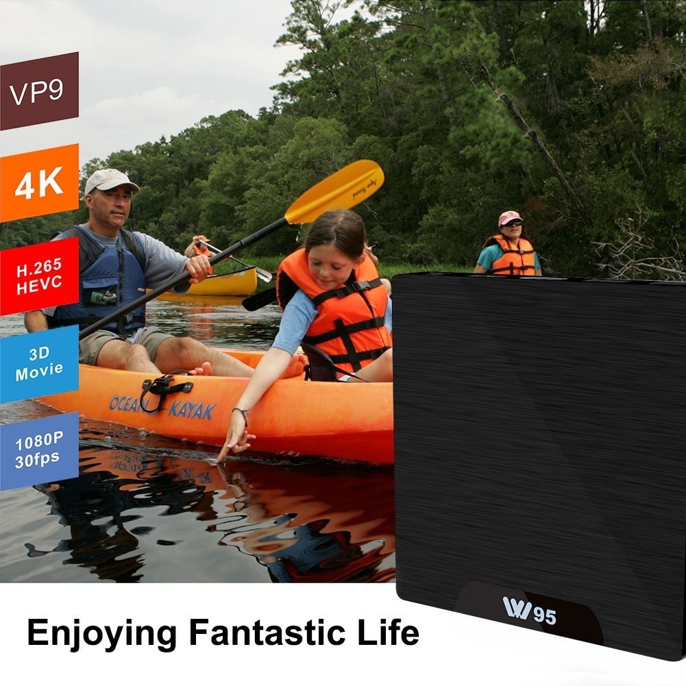 AZW W95 Mini PC TV Box, KONFIGURÁLT, 4K, Négymagos, 1 GB RAM, 8 GB ...