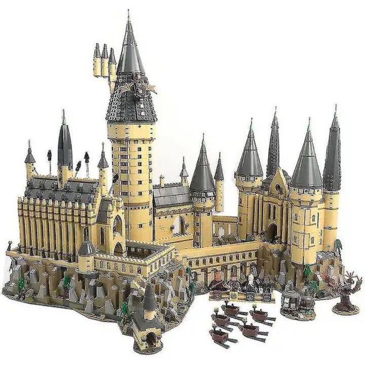 Set de constructie Castel Hogwarts, model FRU-CJK0424-260616-6673, peste 6000 piese, Multicolor