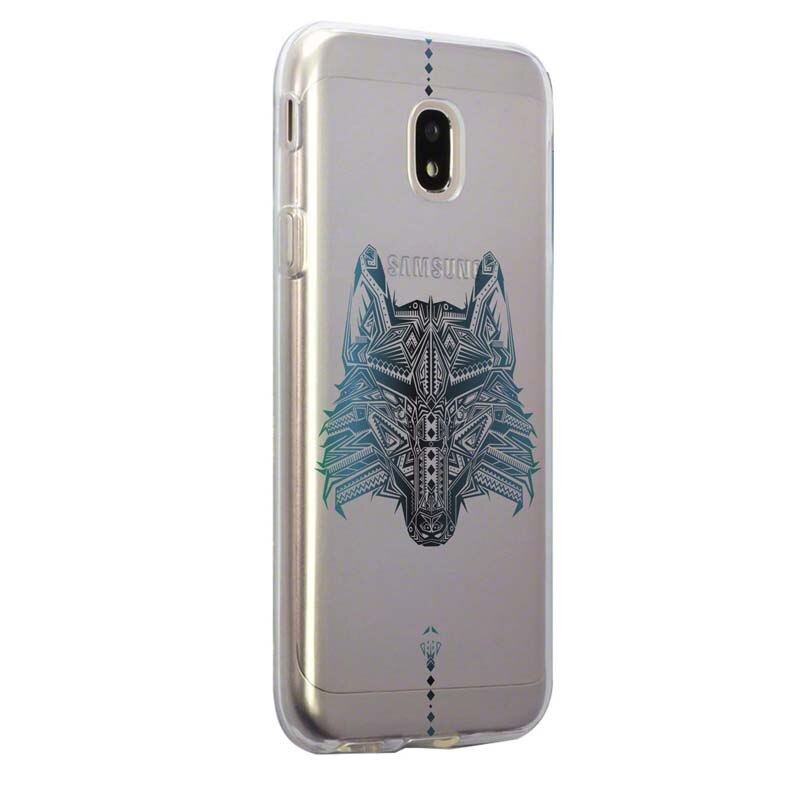 Husa Silicon, Transparent, Slim, Wolf, Huawei Y9 2018