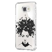 Husa Silicon, Transparent, Slim, Woman B&W, Huawei Honor 5X / GR5