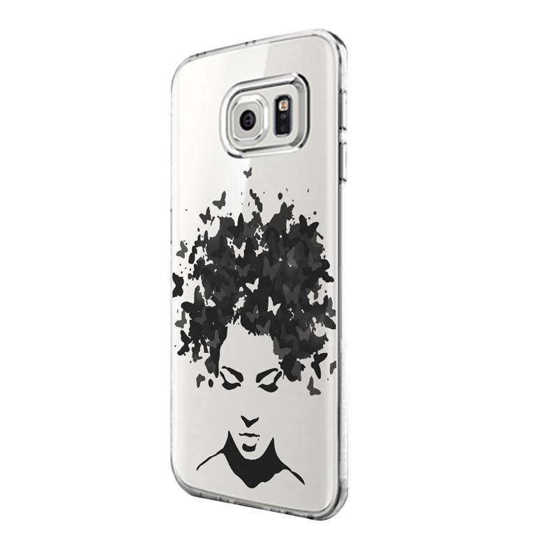 Husa Silicon, Transparent, Slim, Woman B&W, Xiaomi Mi5S