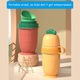 Преносим писоар за деца FU-K0276-20260822-1088, капацитет 500 ml, PP+TPE, 3-слоен дизайн против изтичане, за момчета и момичета, бял/зелен