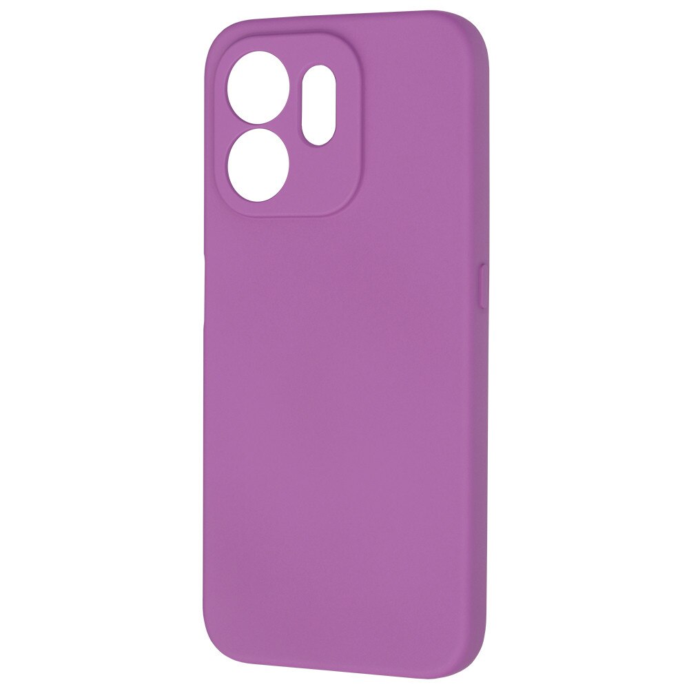 Husa pentru Honor 600 Smart Liquid Silicone, subtire, captusita cu microfibra, anti amprenta, protectie camera foto, mov
