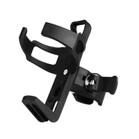 Suport Bicicleta / Trotineta pentru apa, Suport Universal Reglabil pentru Sticla si Bidon, Prindere pe Ghidon sau Cadru, Montaj Rapid si Fixare Stabila, Accesoriu Negru pentru Ciclism si Plimbari in Aer Liber