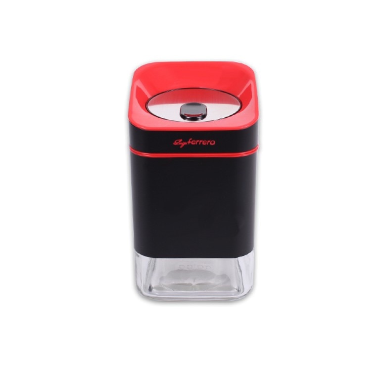 Recipient condimente, Luigi Ferrero, FR-1455 BRM, 985 ml, 17 cm, Rosu/Negru