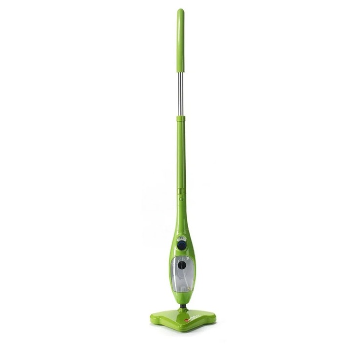 Mop cu aburi vertical, Saggify, curatare fara chimicale, incalzire rapida, Verde