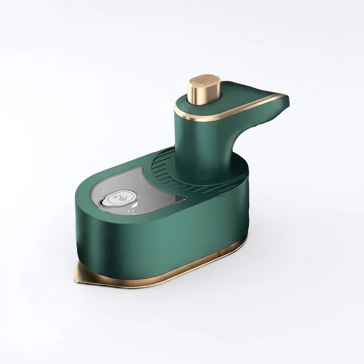 Mini fier de calcat portabil cu abur, Saggify, design compact pentru voiaj, talpa de calcat