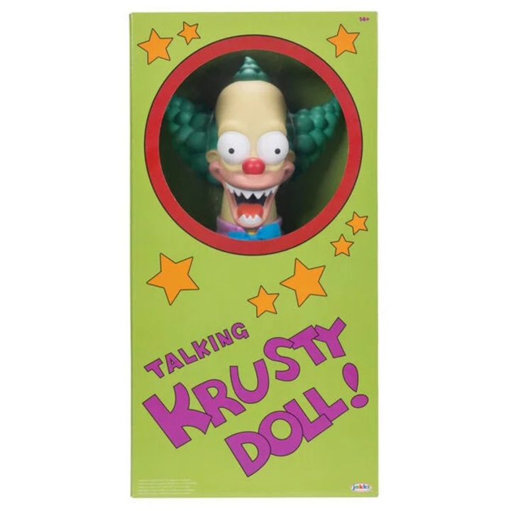 Papusa vorbitoare JAKKS Pacific Krusty The Clown 192995175501, 44 cm, multicolor