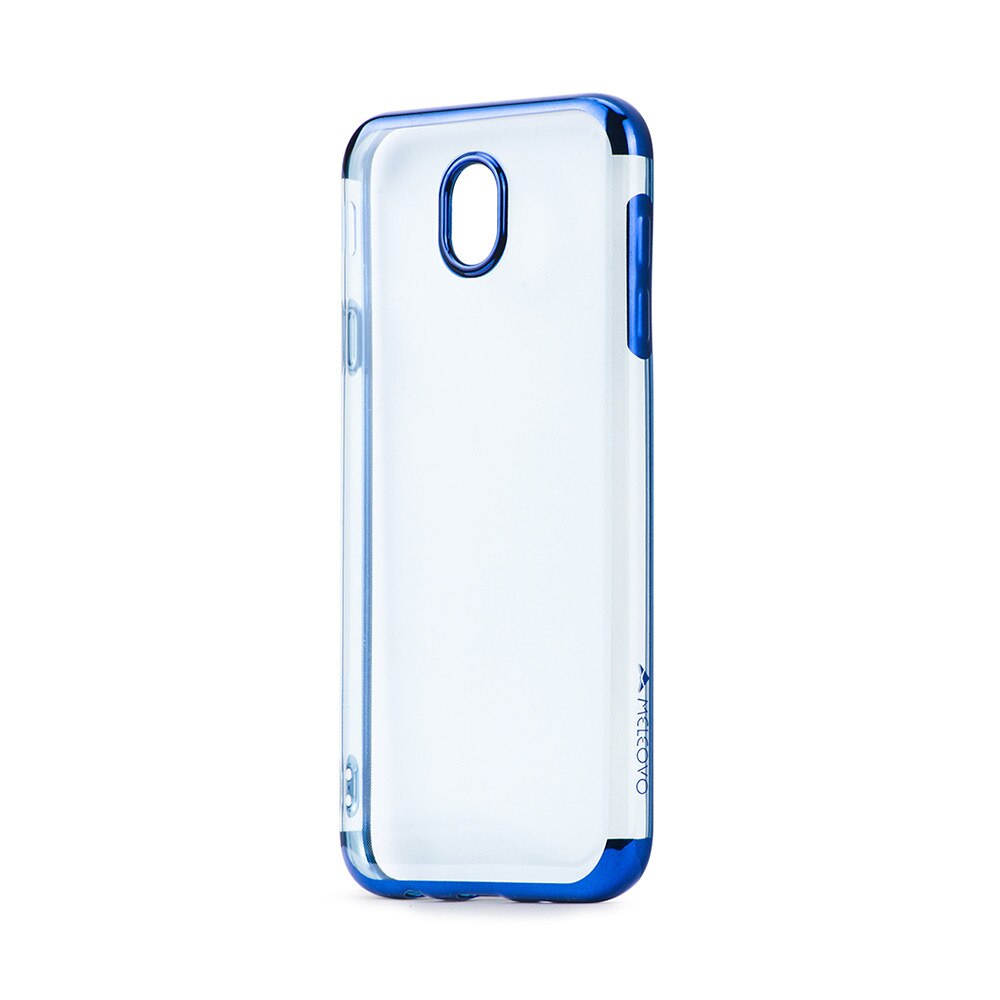 Husa Silicon Meleovo Flash Soft II 360 pentru Samsung Galaxy J5 2017, Albastru