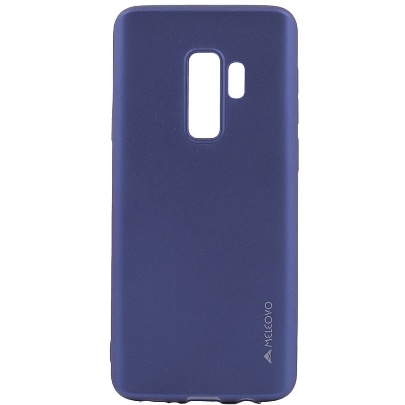 Husa de protectie Meleovo Silicon Soft Slim pentru Samsung Galaxy S9 Plus, Albastru