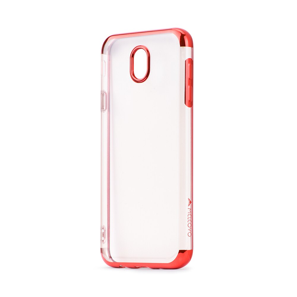 Husa Silicon Meleovo Flash Soft II 360 pentru Samsung Galaxy J7 2017, Rosu
