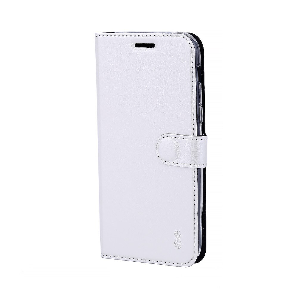 Husa Lemontti Book Metalic pentru Samsung Galaxy A3 2017, Alb