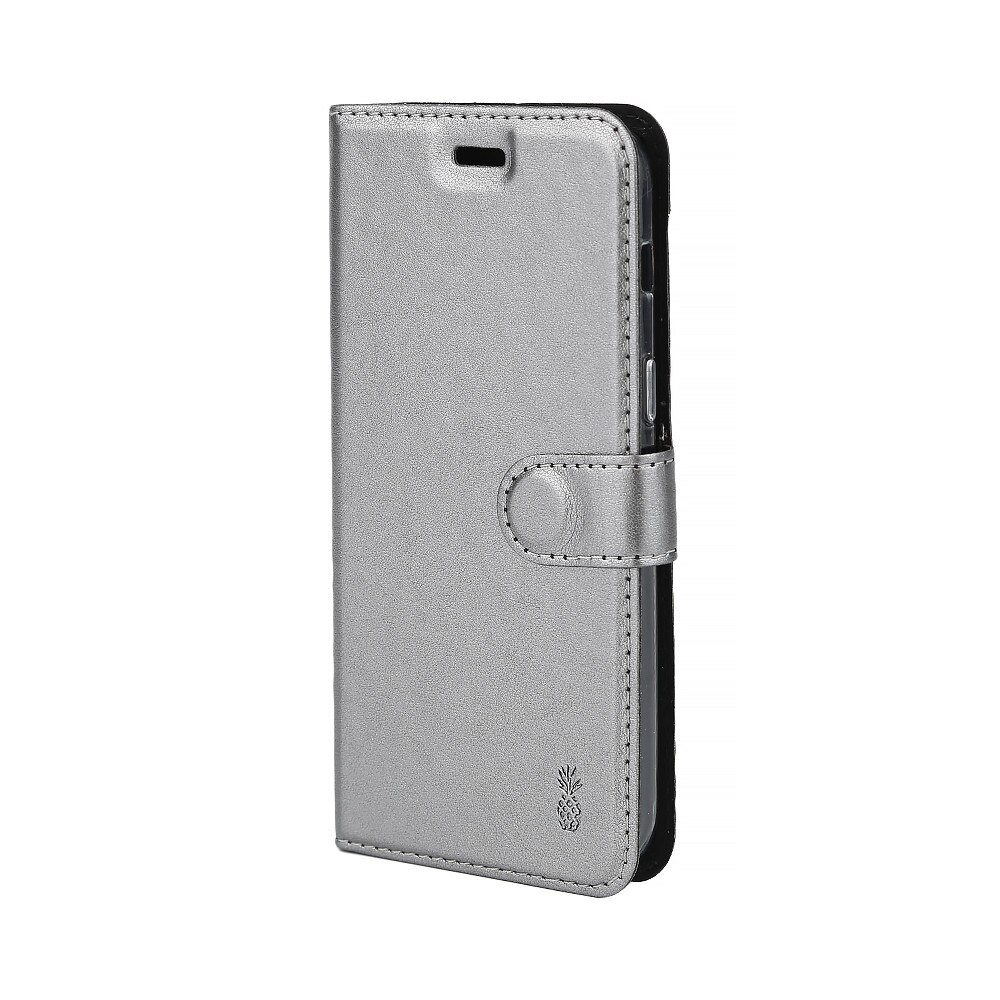 Husa Lemontti Book Metalic pentru Samsung Galaxy A5 2017, Gri