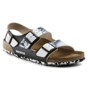 Sandale Birkenstock Milano Star Wars Stormtrooper, Alb/Negru Sandale Birkenstock Milano Star Wars Stormtrooper, Alb/Negru