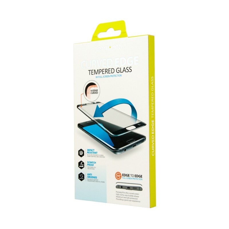 Folie Sticla Lemontti Curbata pentru Samsung Galaxy Note 8, Negru