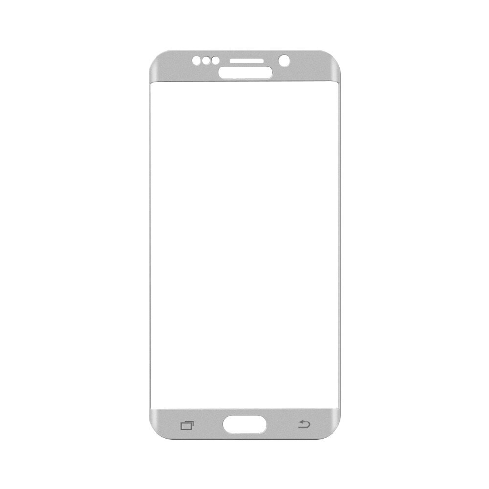 Folie Sticla Hello Mo 3D Full Cover pentru Samsung Galaxy S6 Edge G925, Argintiu