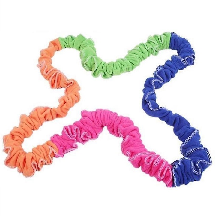 Kooperatív latex gumiszalag gyapjú huzattal FU-K0276-20260824-8253, csoportos játékokhoz és gyakorlatokhoz, többszínű, 1.8 m