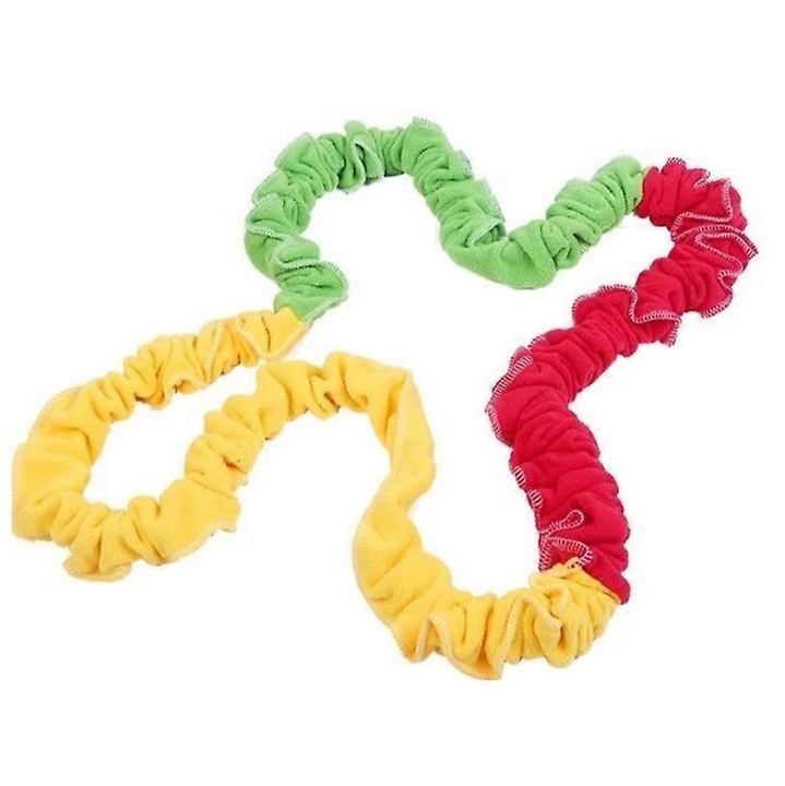 Kooperatív gumiszalag edzéshez, FU-K0276-20260824-8255, többszínű (piros/zöld/sárga), 1,8 m