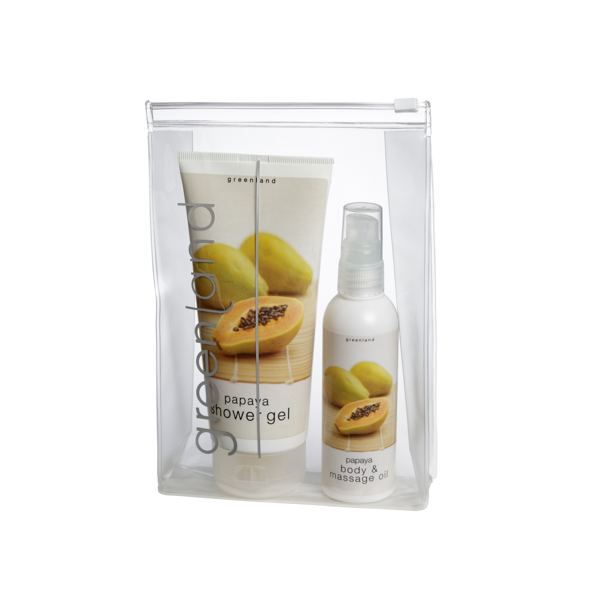 Gentuta cosmetica papaya, Greenland, gel de dus si ulei de corp
