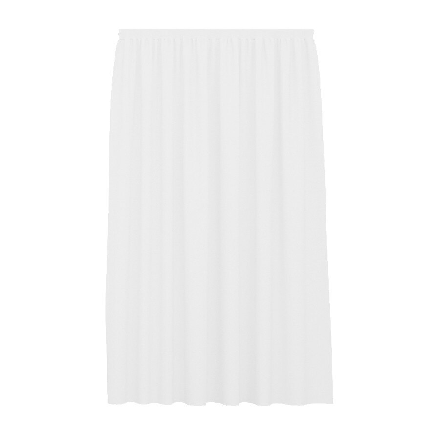 Perdea voal 140x145 cm, culoare alb, prindere cu rejansa