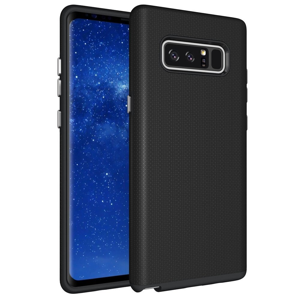 Husa Samsung Galaxy Note 8, Hybrid Slim, carcasa spate Antisoc, Negru